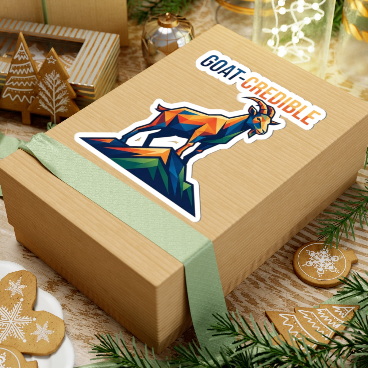 "Goat Credible" Sticker — Main