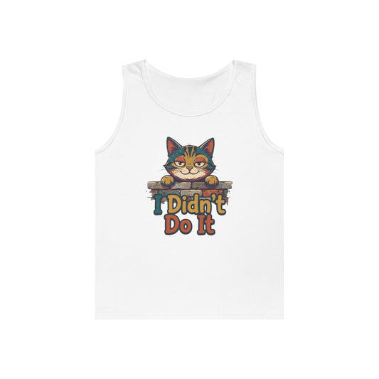 Color: White | I Didn't Do It Tank Top