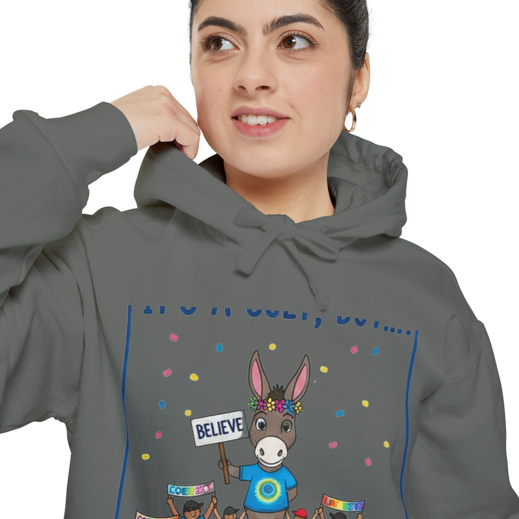 Cult: Liberal Edition | Garment-Dyed Hoodie — AttitudeShirts
