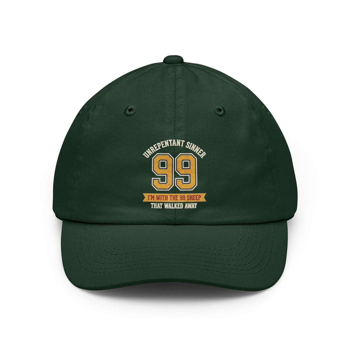 Color: Forest Green | Good Book Series 99 Unrepentant Sinner Dad Hat