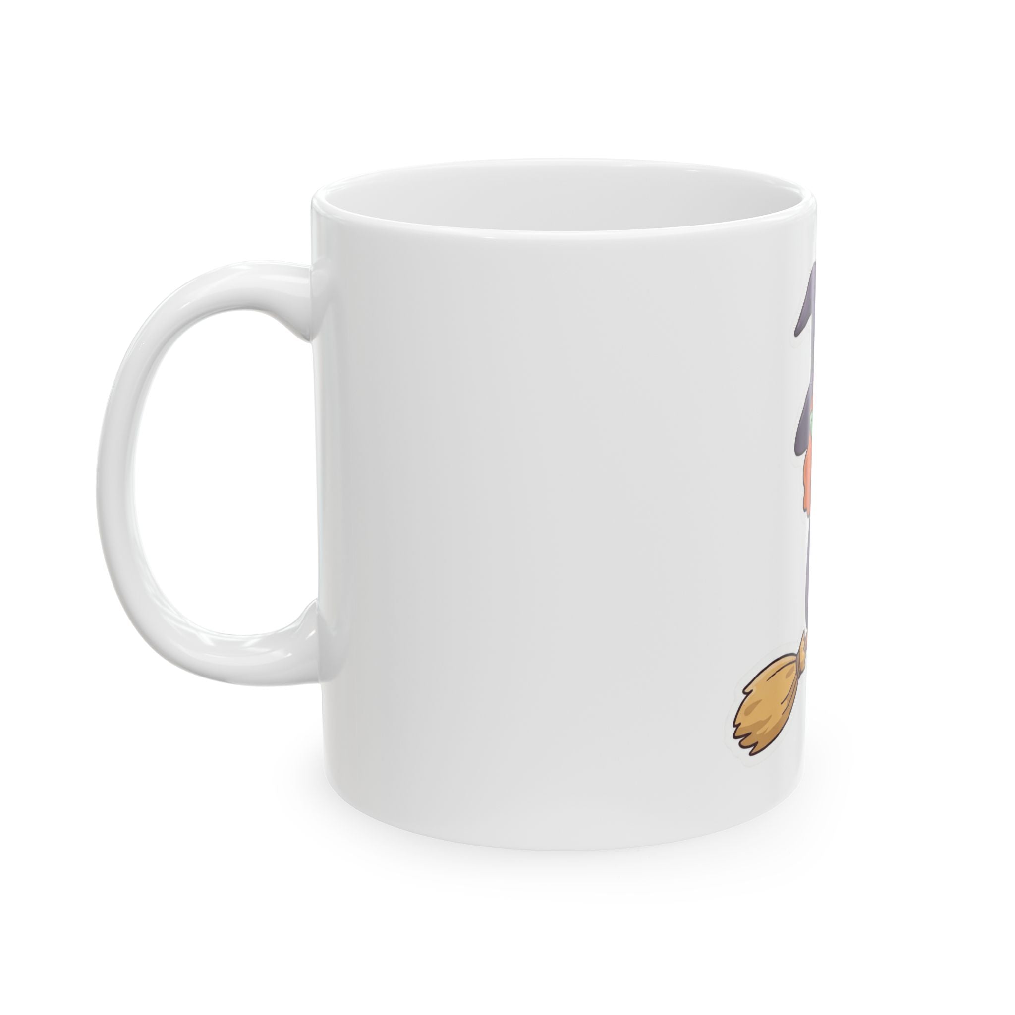 "Witch" White Ceramic Mug