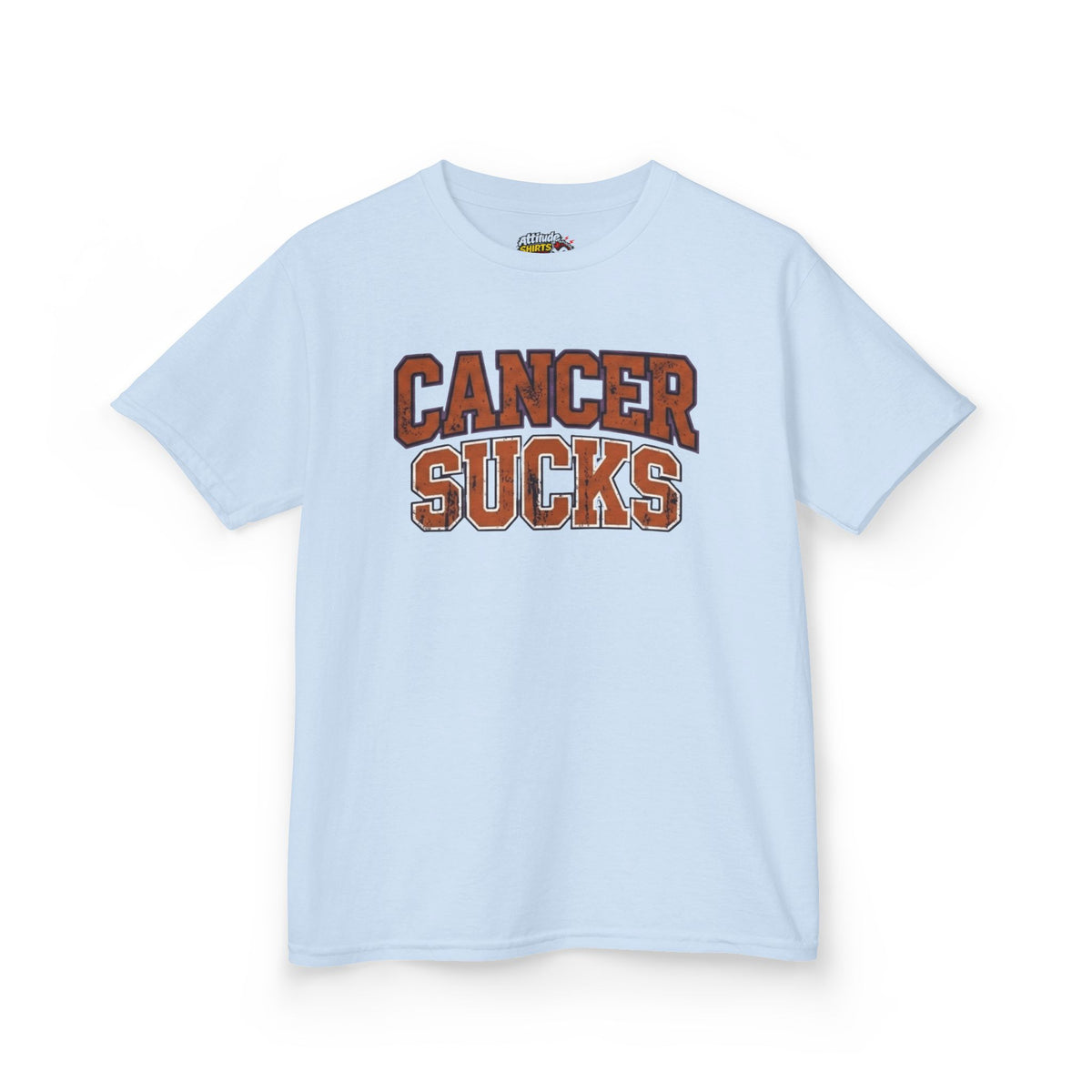 Color: Light Blue | Cancer Sucks Kids Tee