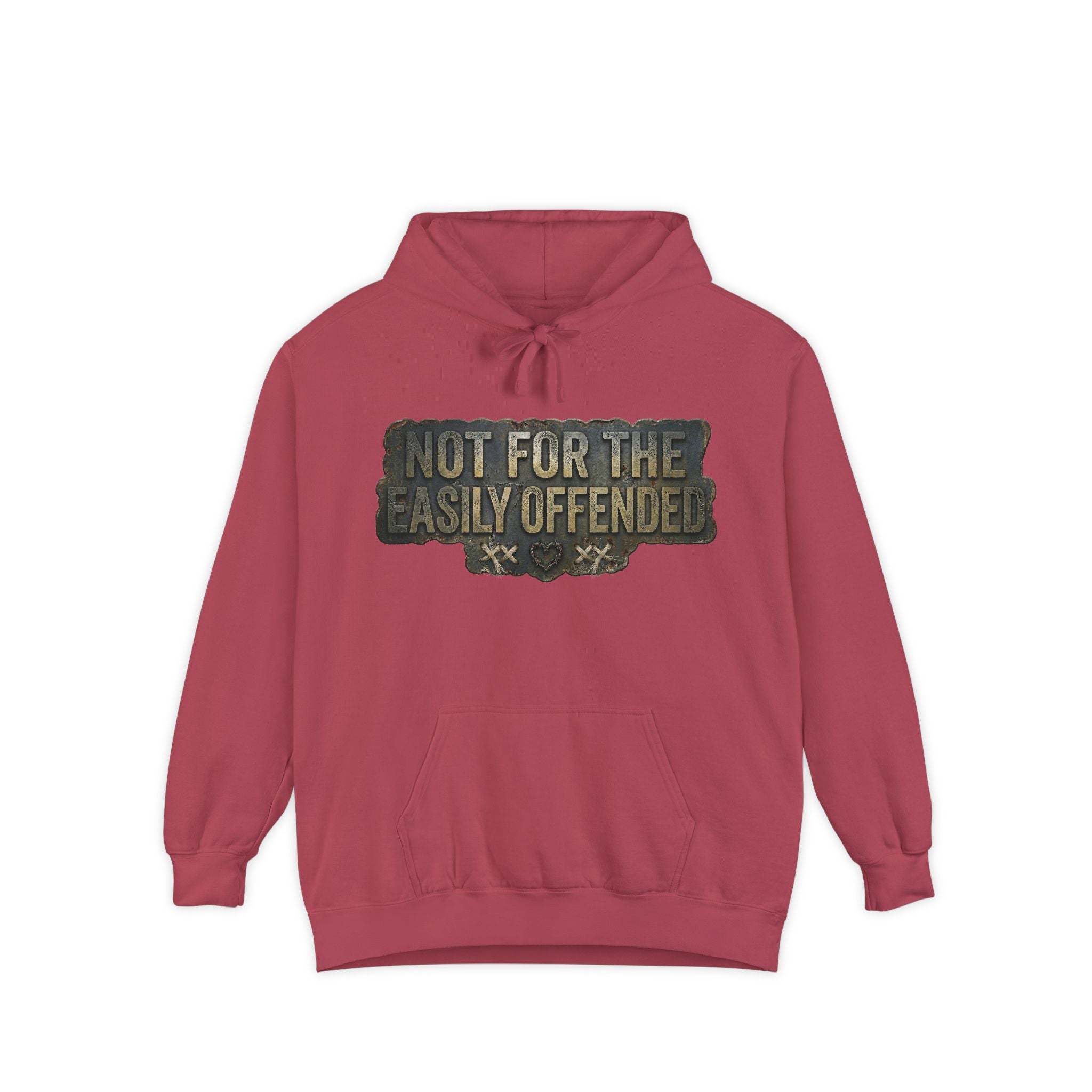 Fair Warning Label | Garment-Dyed Hoodie — AttitudeShirts