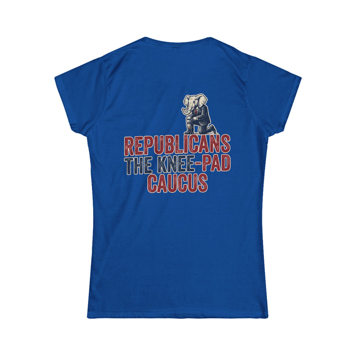 Color: Royal | The Knee Pad Caucus Women's Tee