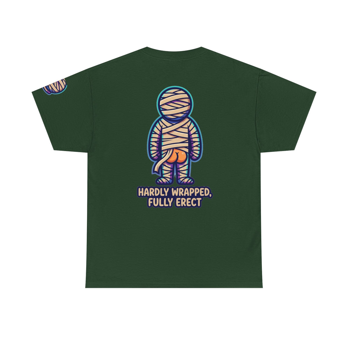 Color: Forest Green | Hardly Wrapped, Fully Erect Premium Graphic Tee