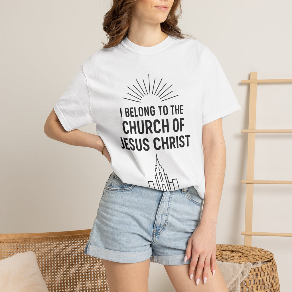 "I Belong" Unisex Garment-Dyed T-shirt