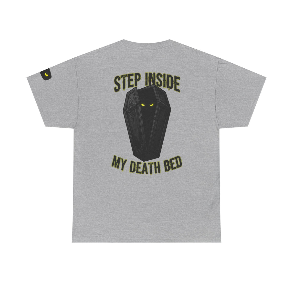 Color: Sport Grey | Step Inside My Death Bed Premium Graphic Tee