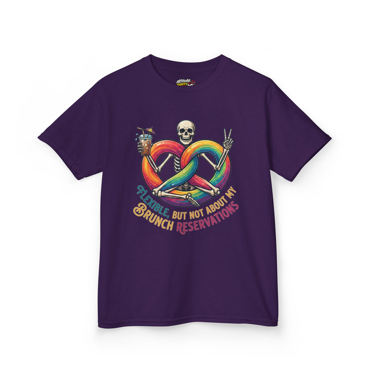 "Flexible But Not About Brunch" Kids Tee