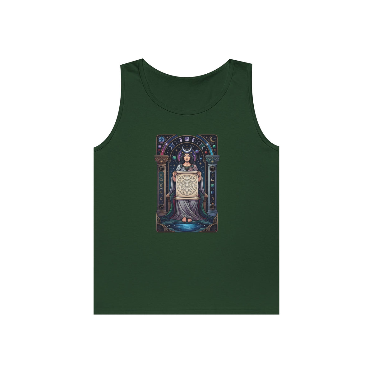 "The Cosmic Tarot (High Priestess)" Tank Top
