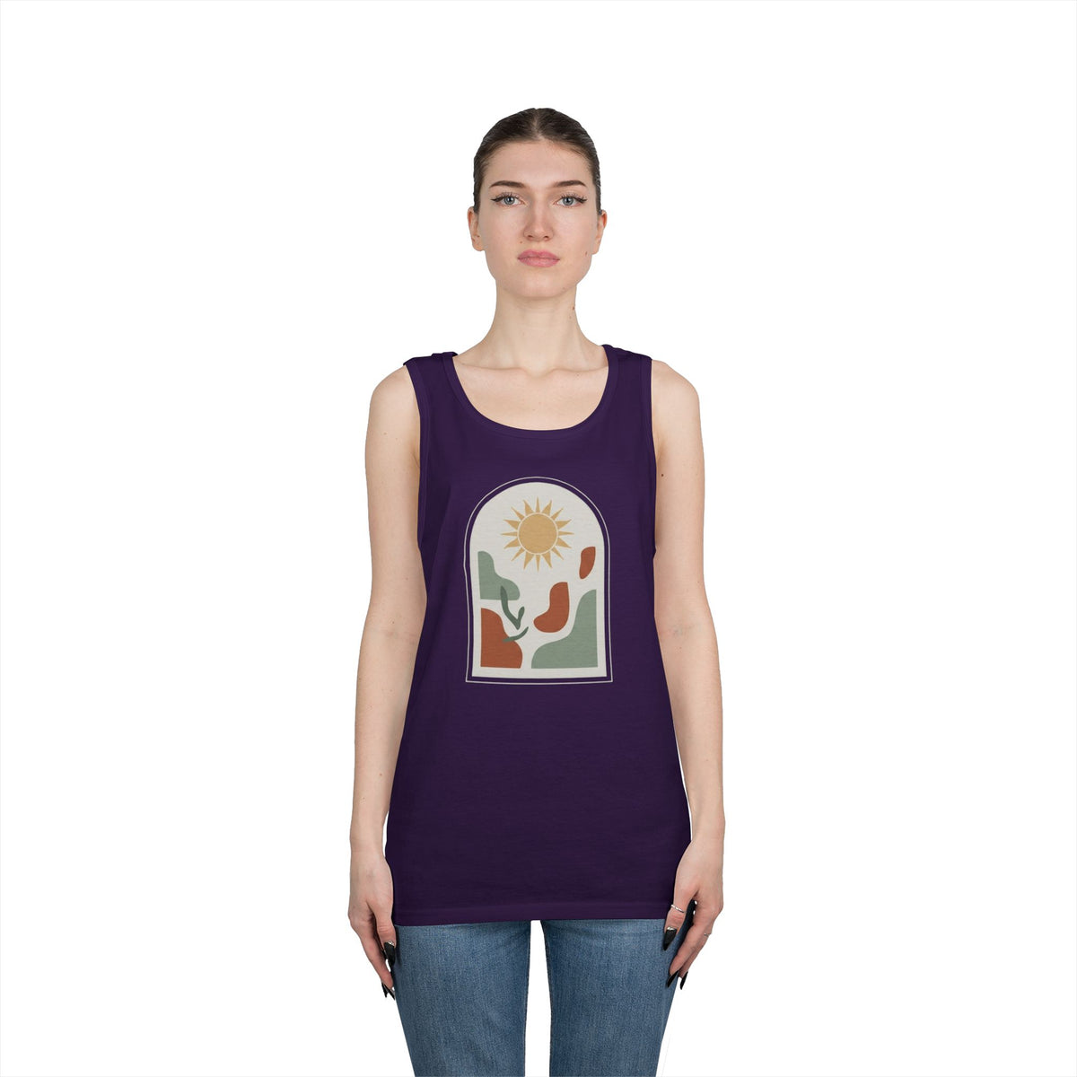 Color: Purple | Desert Sun Tank Top