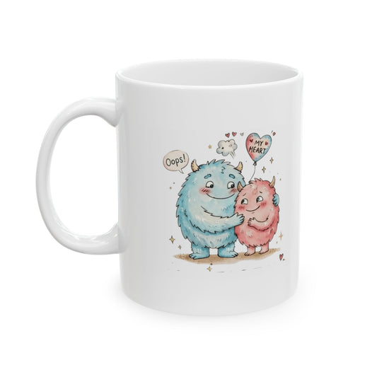 "You Farted All Rights To My Heart" White Ceramic Mug — Graphic