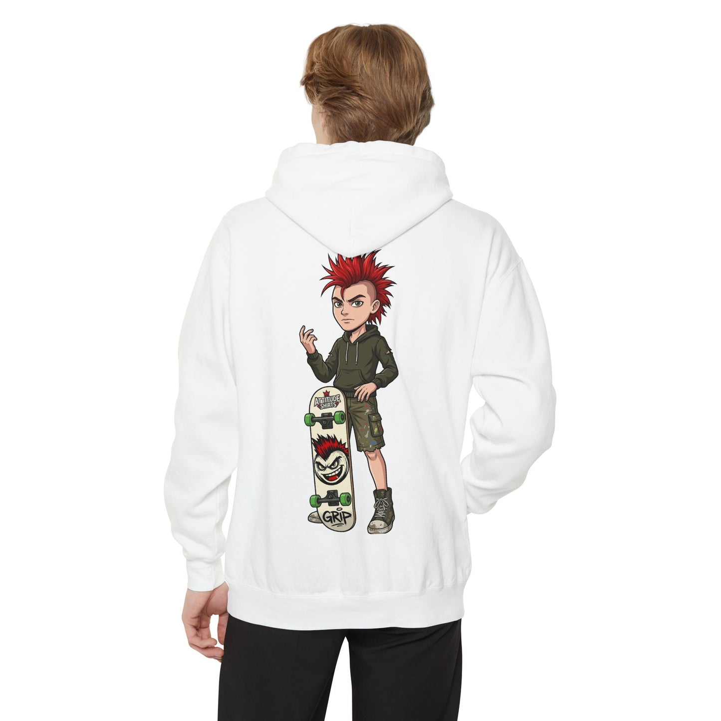 "Skater" Garment-Dyed Hoodie