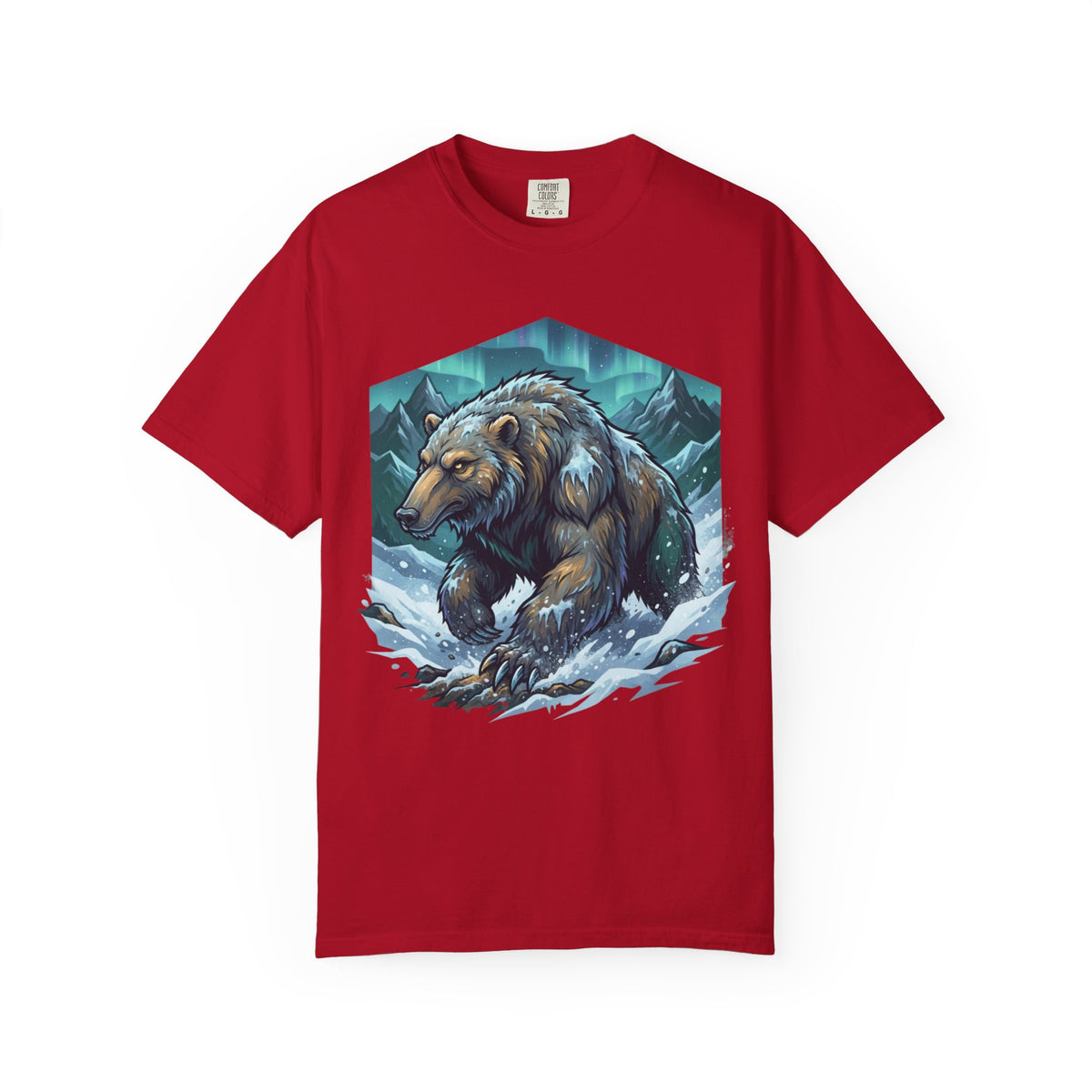 Color: Red | Alioat (Siberian Folklore) Unisex Garment-Dyed Tee