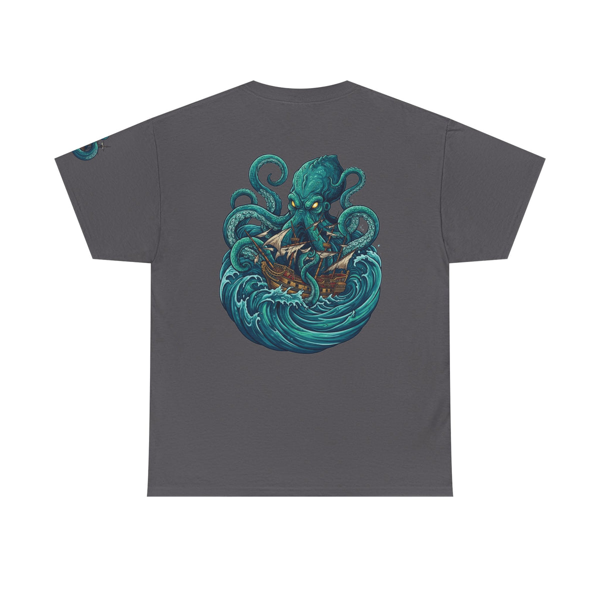 Color: Charcoal | The Kraken (Norse-Global Maritime) Premium Graphic Tee