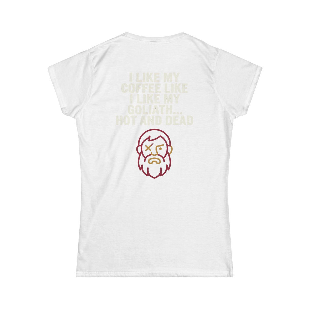 Color: White | Good Book Series Coffee Hot and Dead Women's Tee