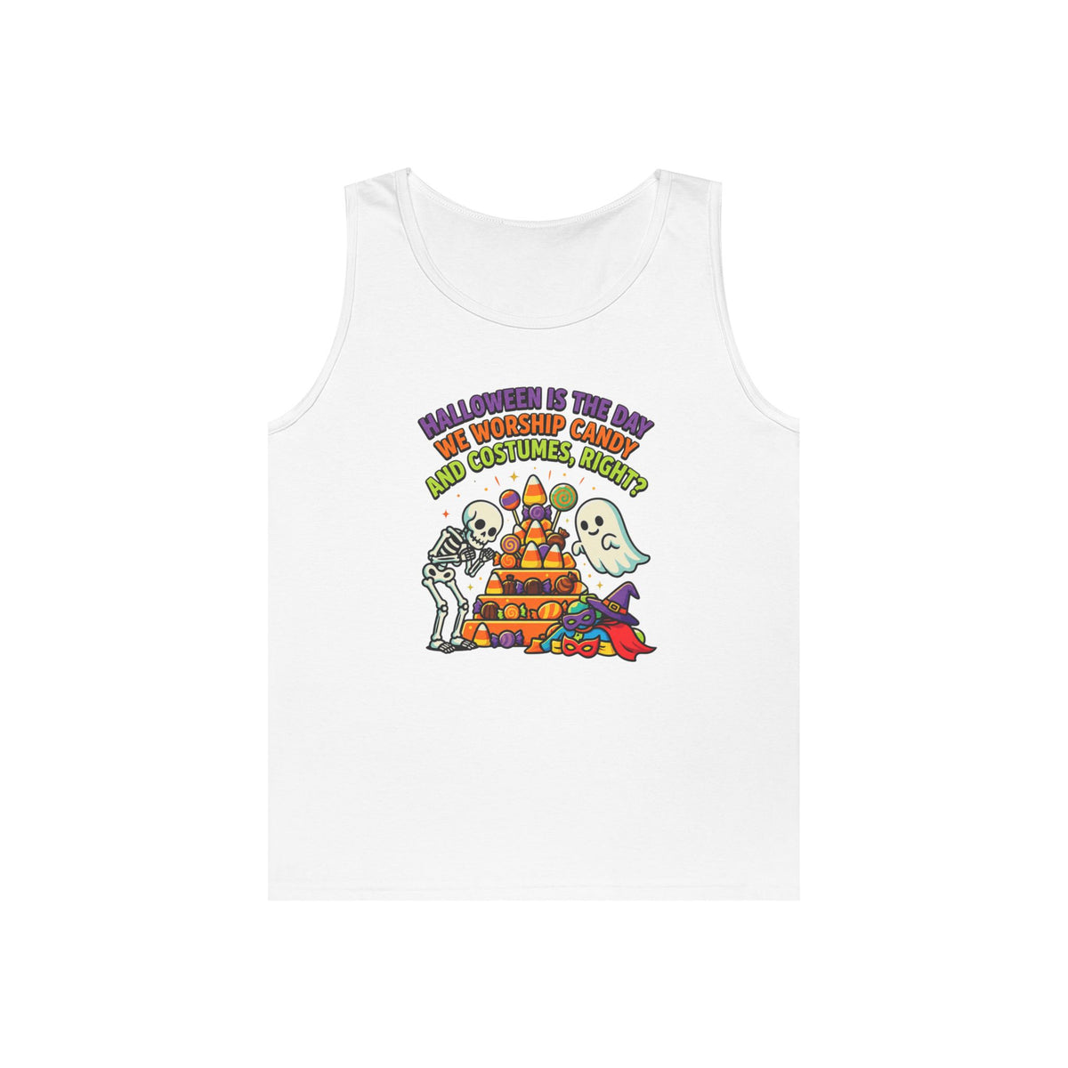 Color: White | Worship Candy Tank Top