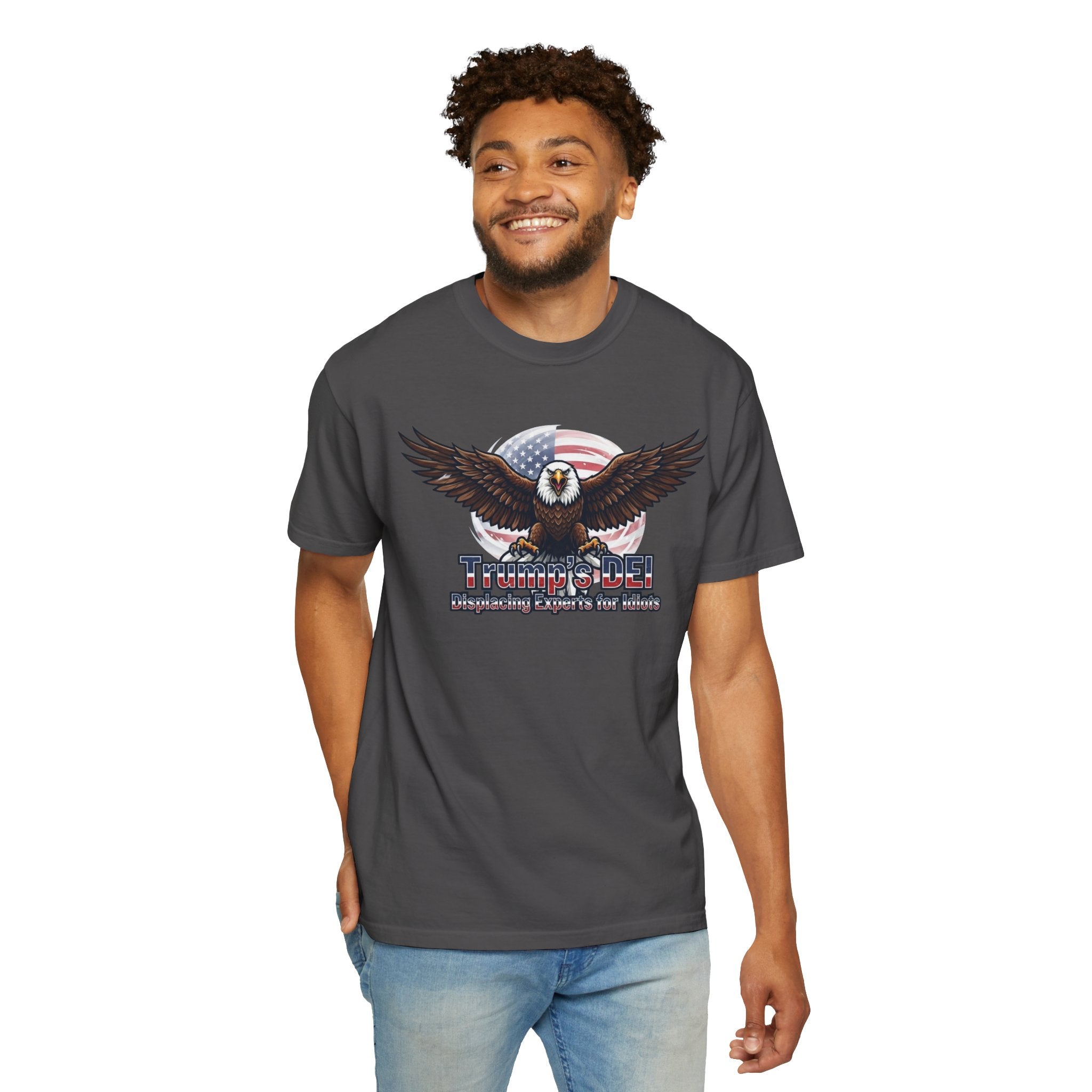 "Trumps DEI" Unisex Garment-Dyed Tee