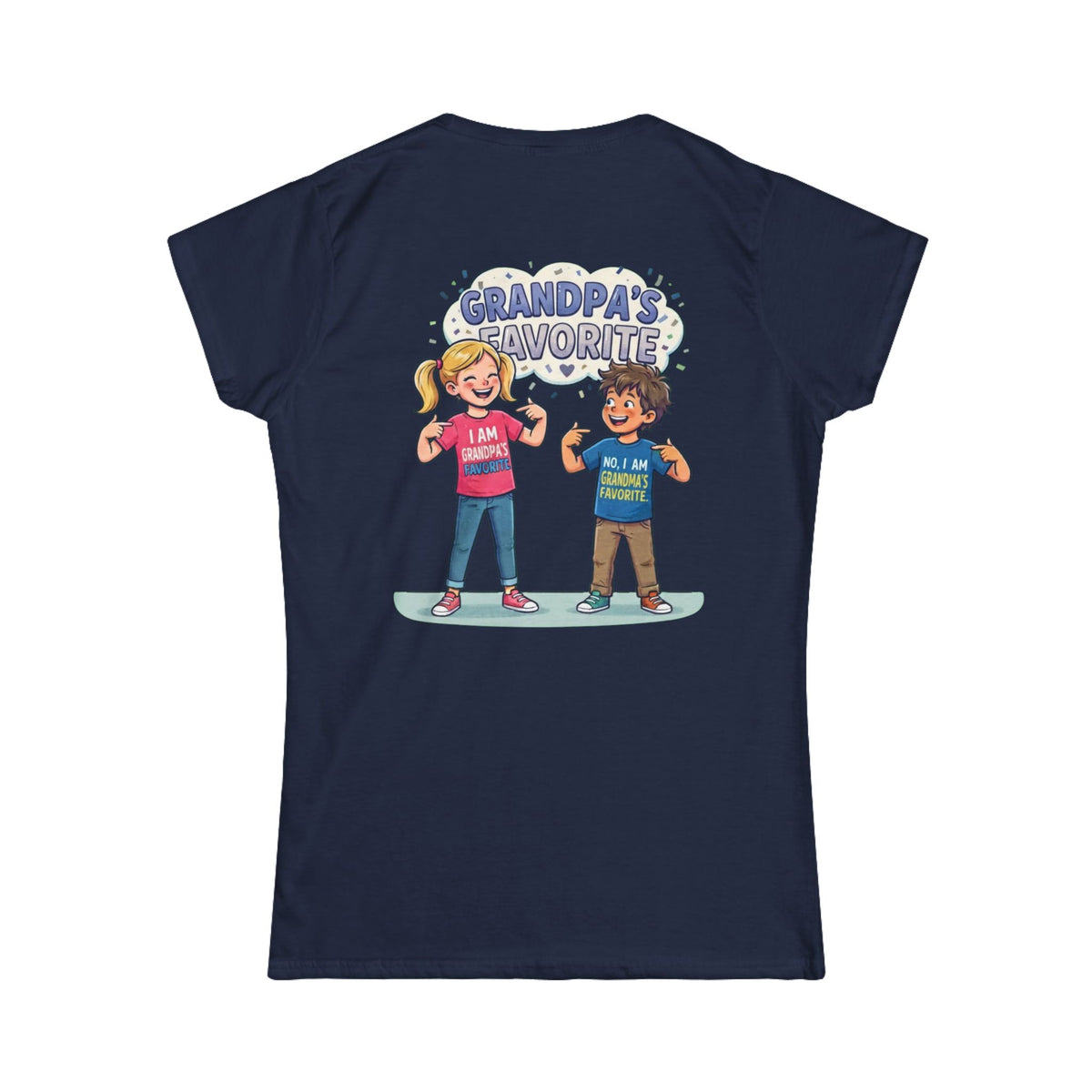 Color: Navy | Grandpa's Favorite Women's Tee