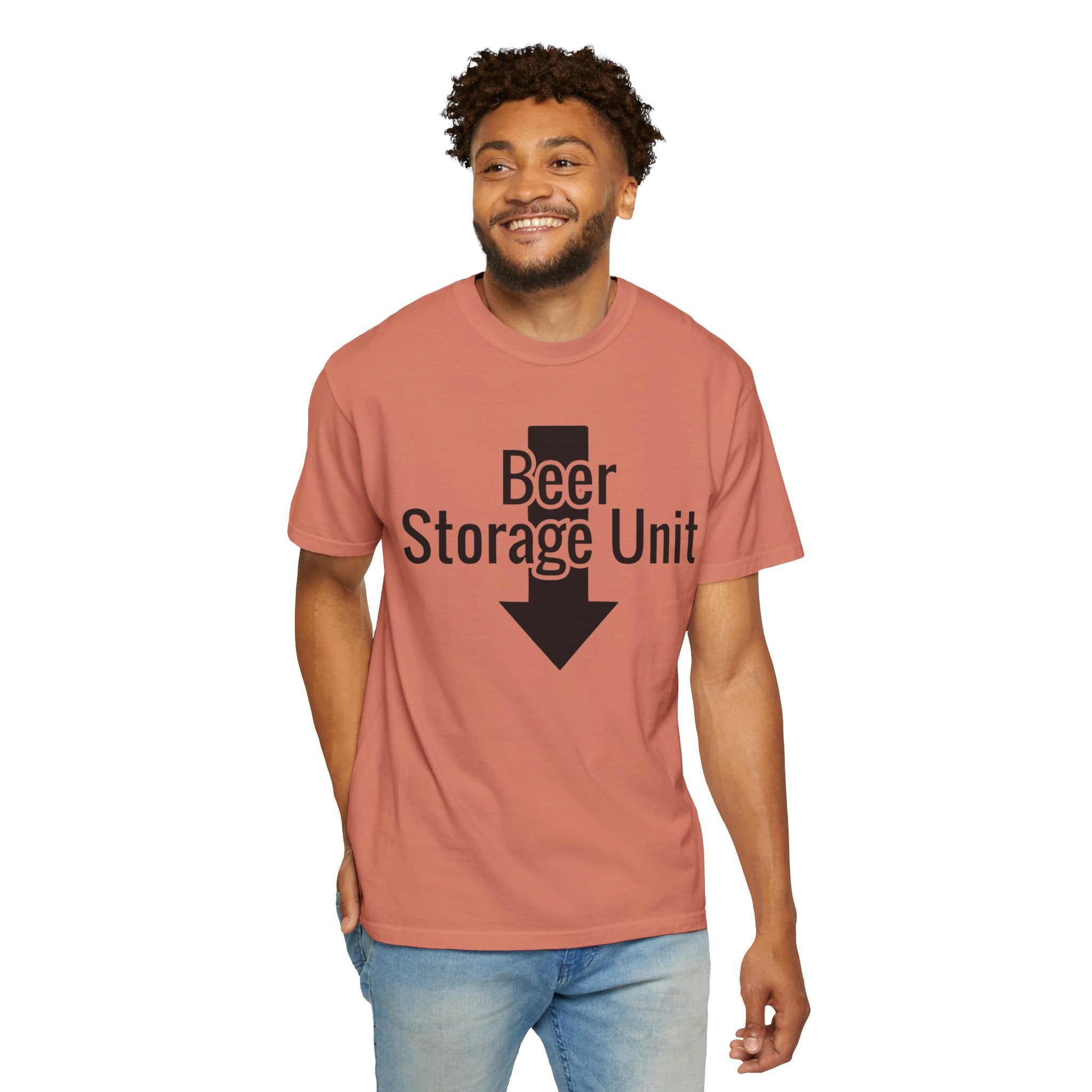 "Beer Storage Unit" Unisex Garment-Dyed T-shirt