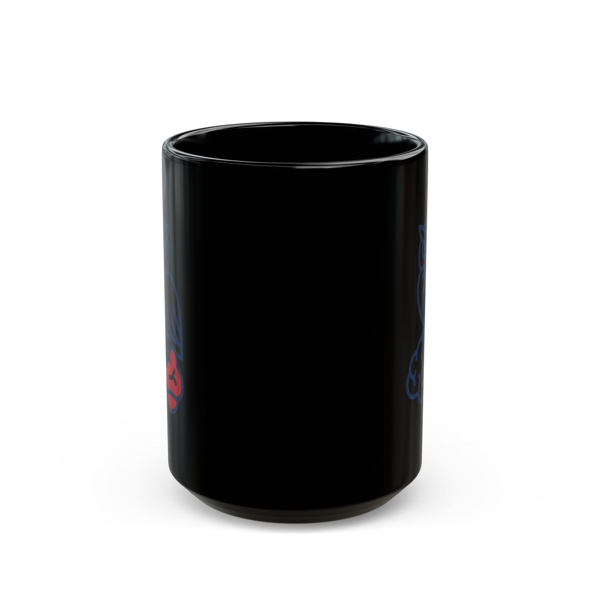 "Make America Think Again" Black Ceramic Mug — Graphic