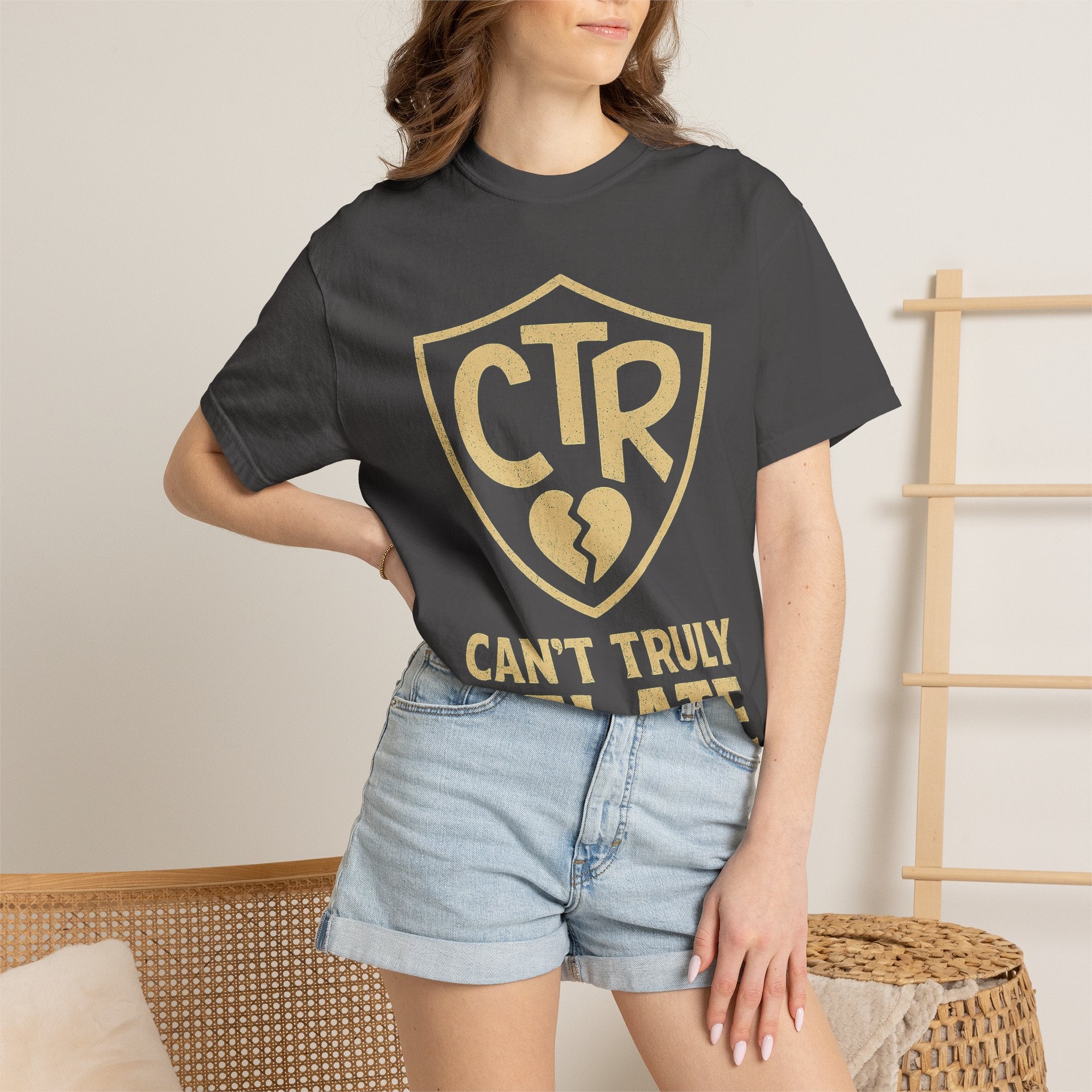 "CTR: Can't Truly Relate" Unisex Garment-Dyed T-shirt