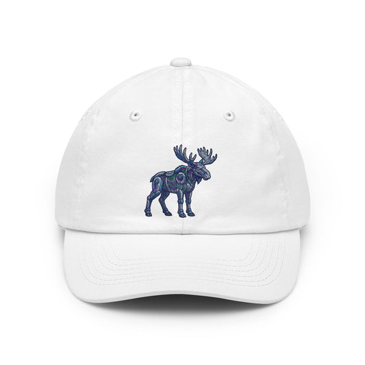 Color: White | Cyber Moose Dad Hat