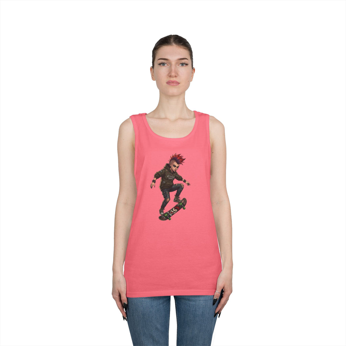 Color: Safety Pink | Riot Tank Top