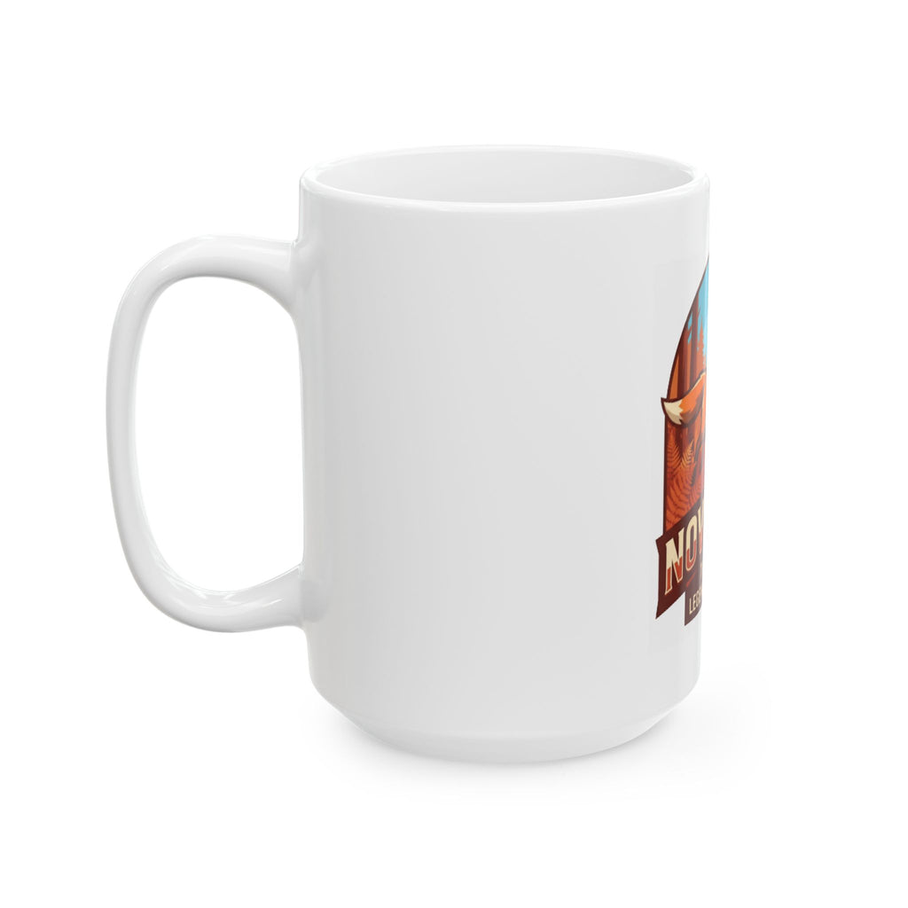 "November Legend" White Ceramic Mug
