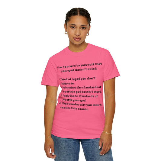 "Divine Double Standard" Unisex Garment-Dyed T-shirt