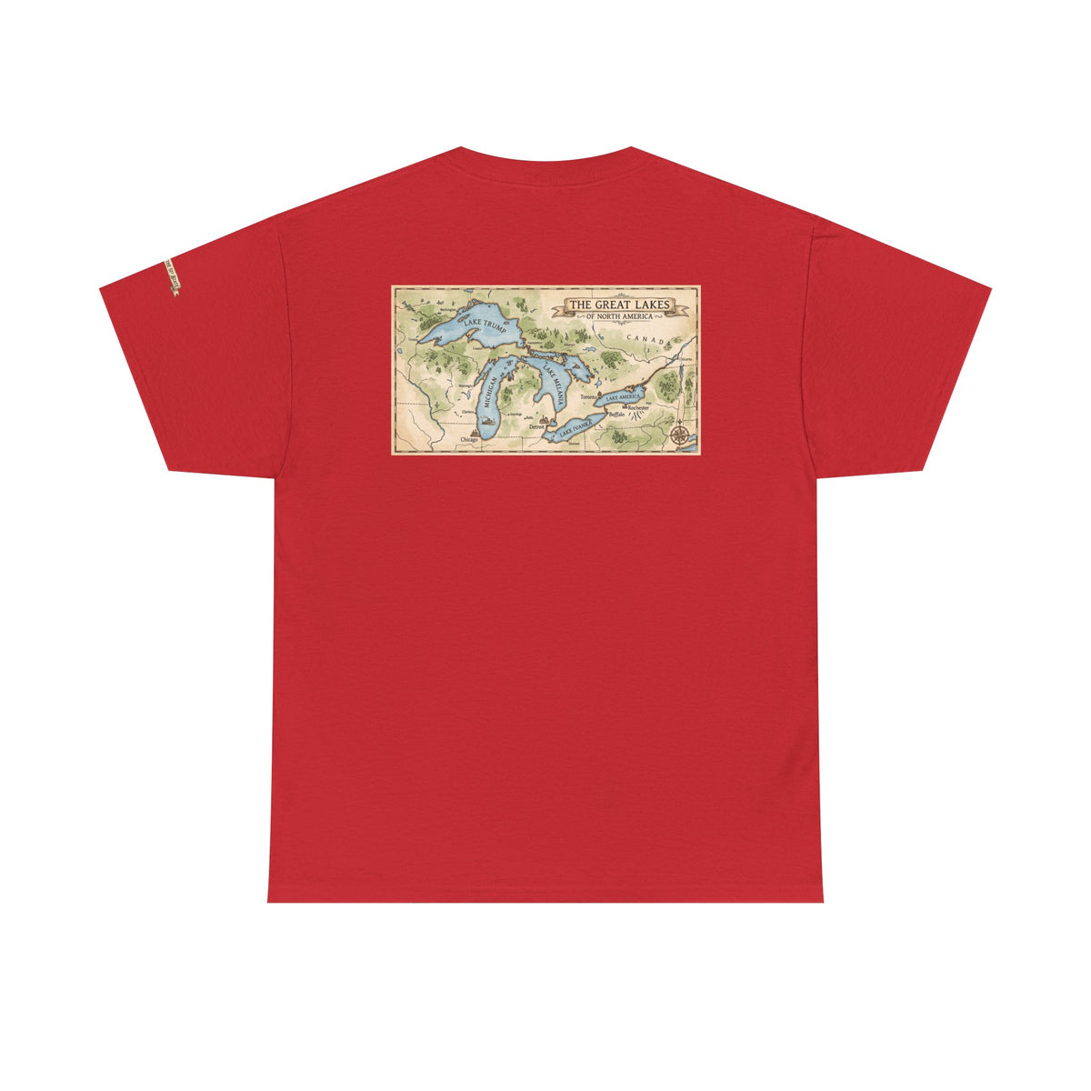 Color: Red | 51st State Great Lakes Premium Graphic Tee