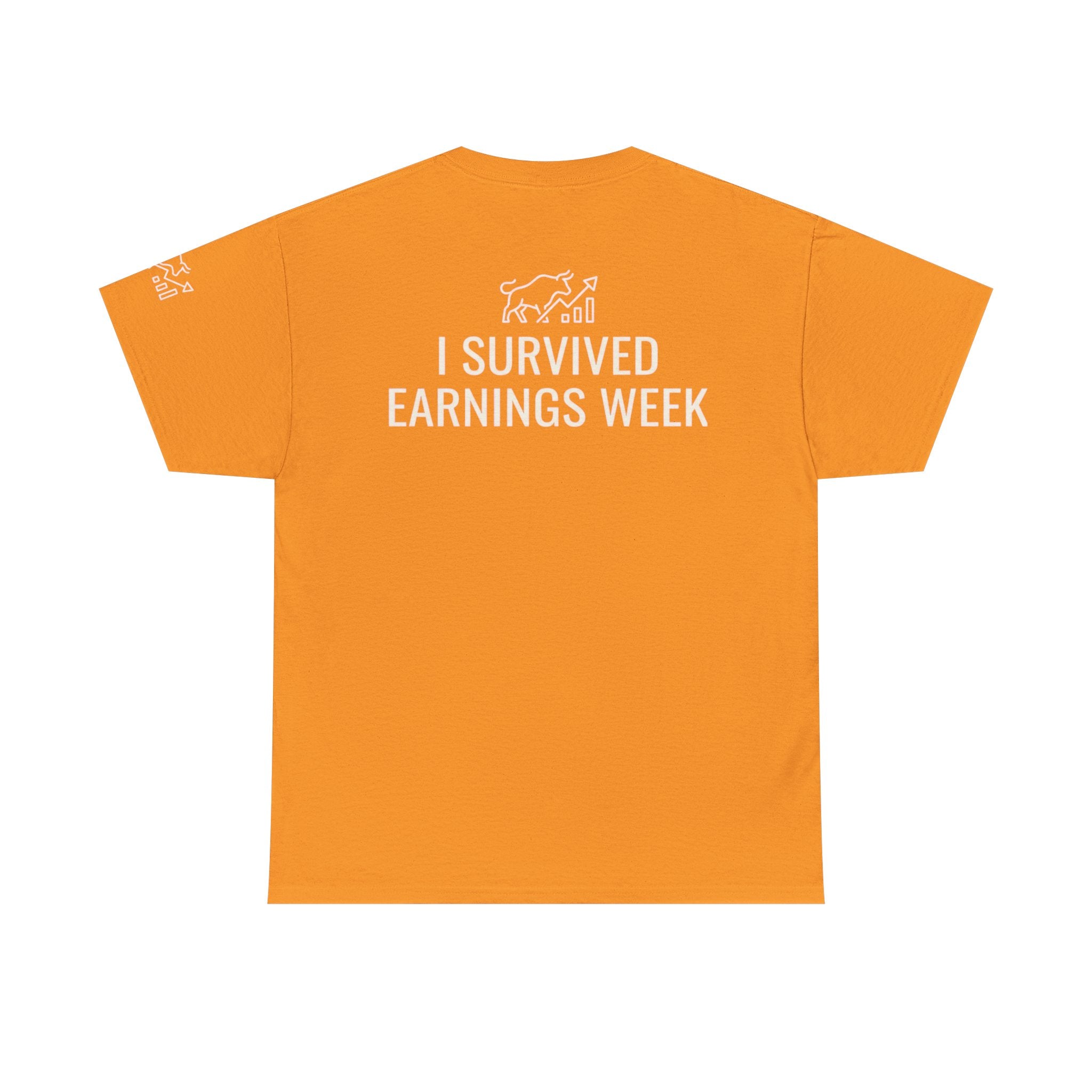 "I Survied Earnings Week" Premium Graphic Tee