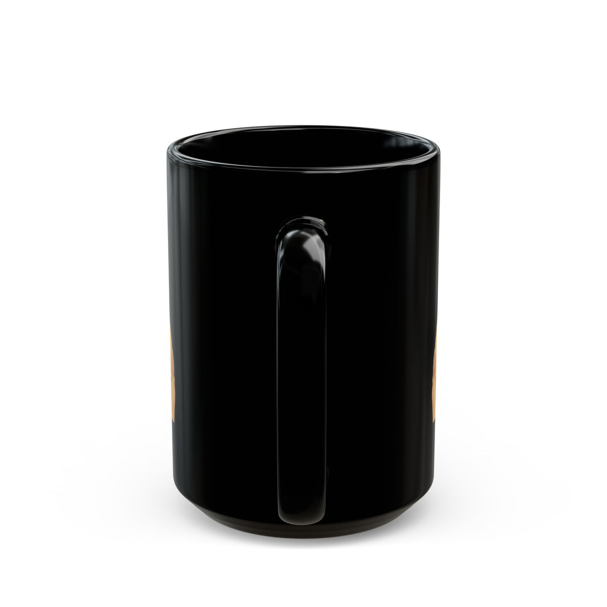"Bones" Black Ceramic Mug