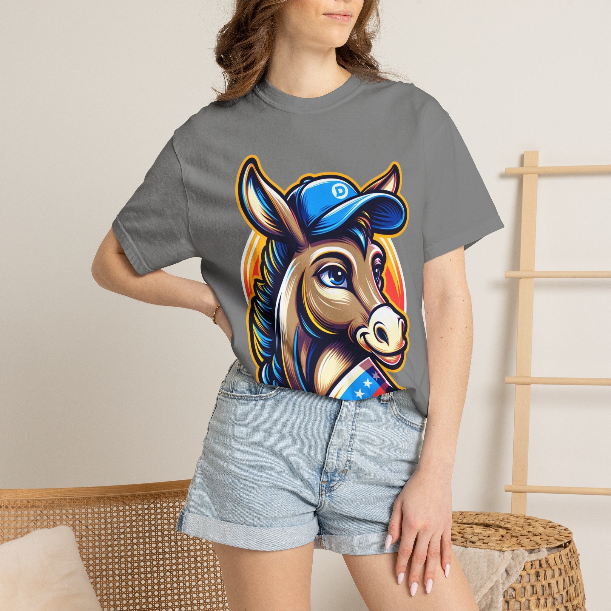 "The Party Animal (Vibrant Edition)" Unisex Garment-Dyed T-shirt