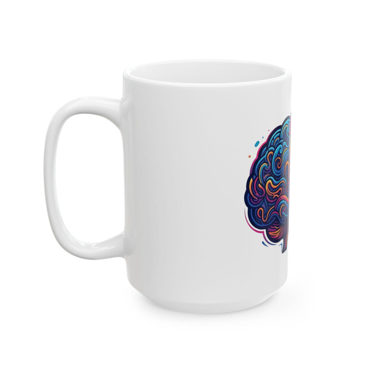 "Professional Overthinker" White Ceramic Mug — Graphic
