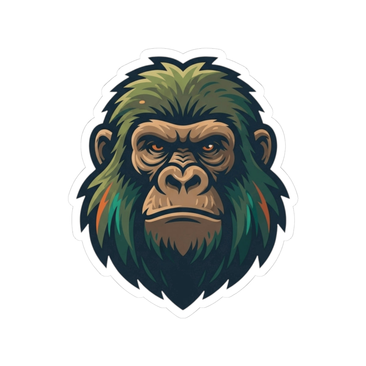 "The Bukit Timah Monkey Man (Singapore)" Sticker