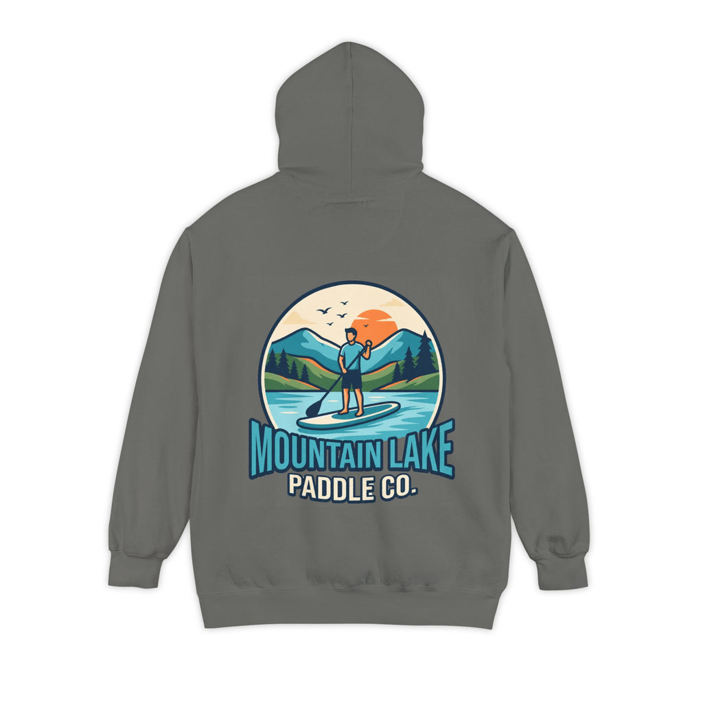 "Mountain Lake Paddle Board" Garment-Dyed Hoodie