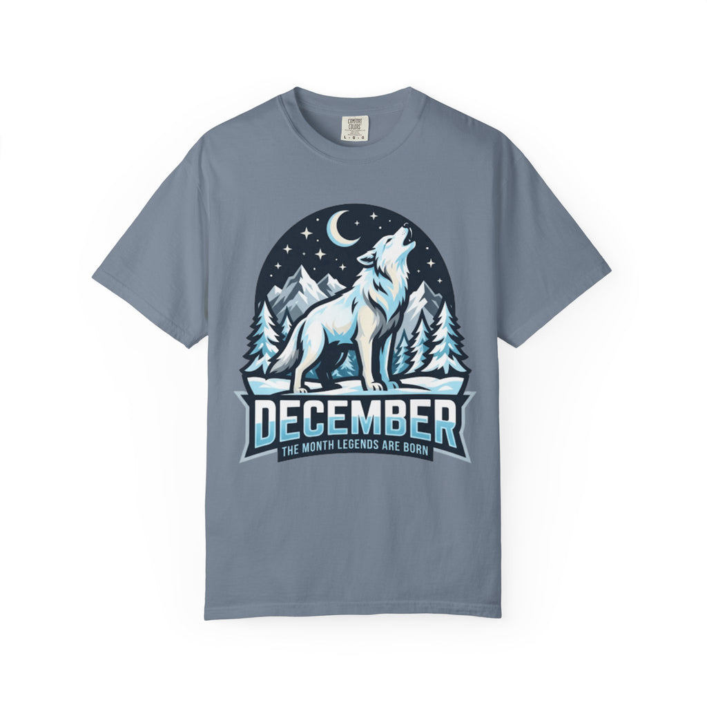 "December Legend" Unisex Garment-Dyed Tee