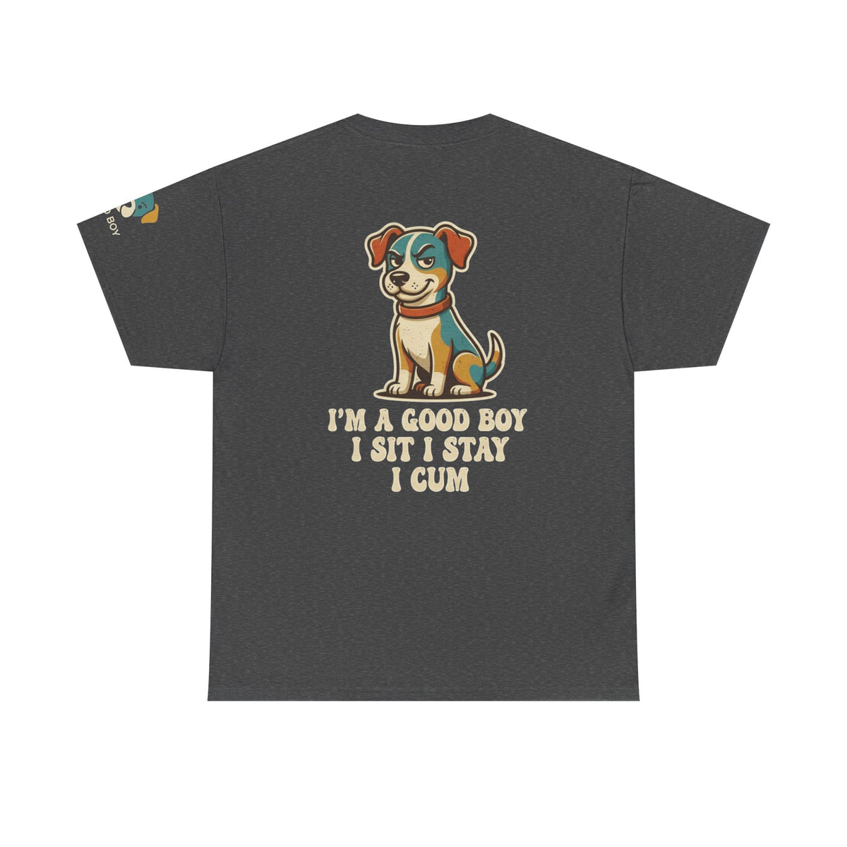 Color: Dark Heather | I'm A Good Boy Premium Graphic Tee