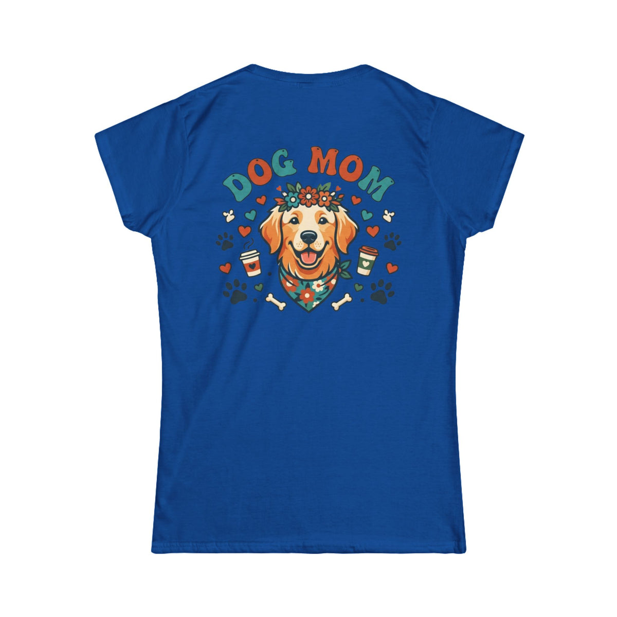 Color: Royal | Dog Mom Women's Tee