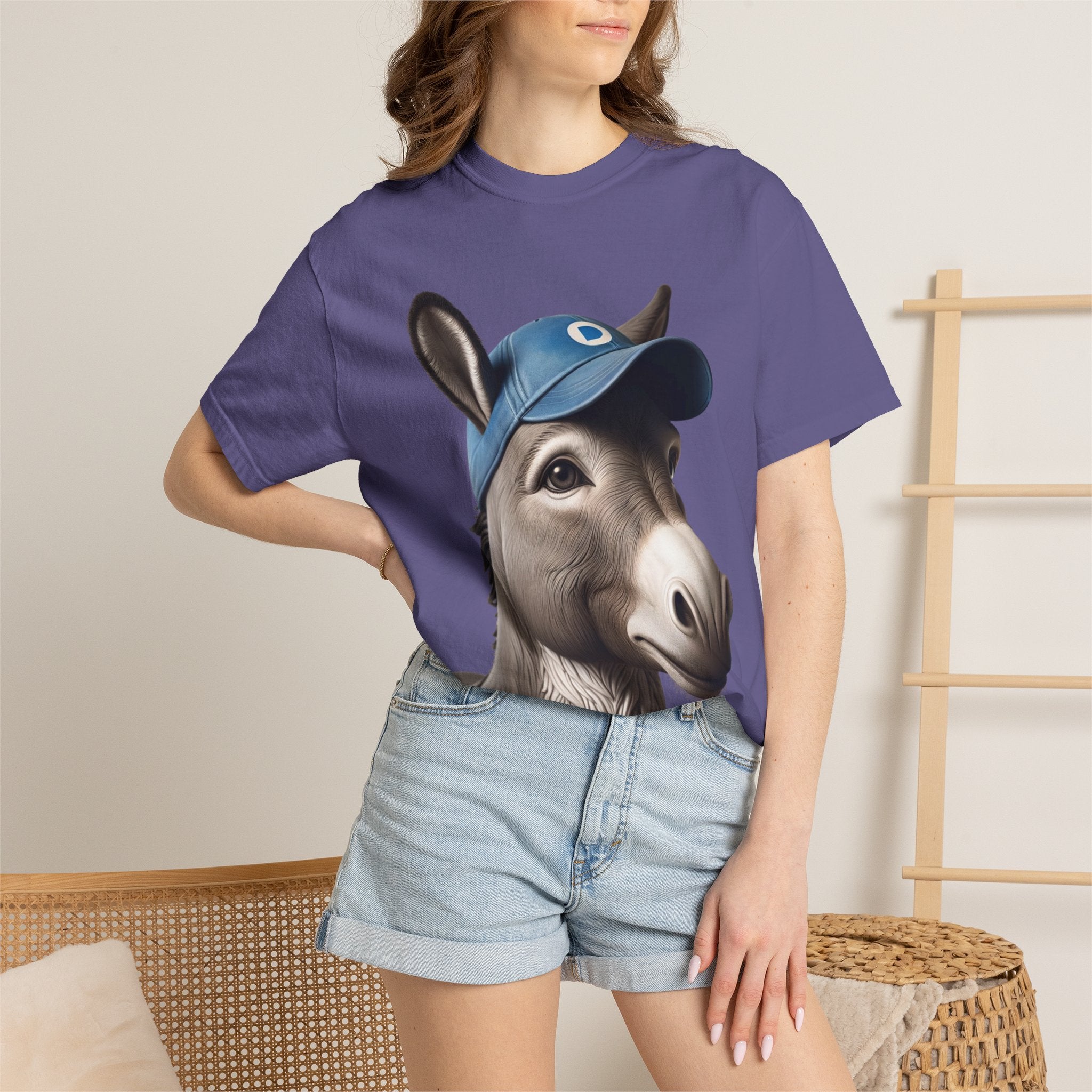 "The Party Animal (Blue Cap Edition)" Unisex Garment-Dyed T-shirt