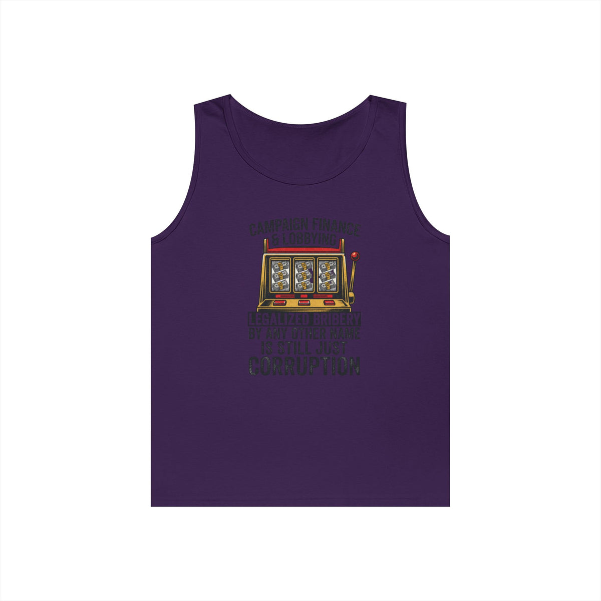 "Protest Series - Get Money Out Of Politics" Tank Top