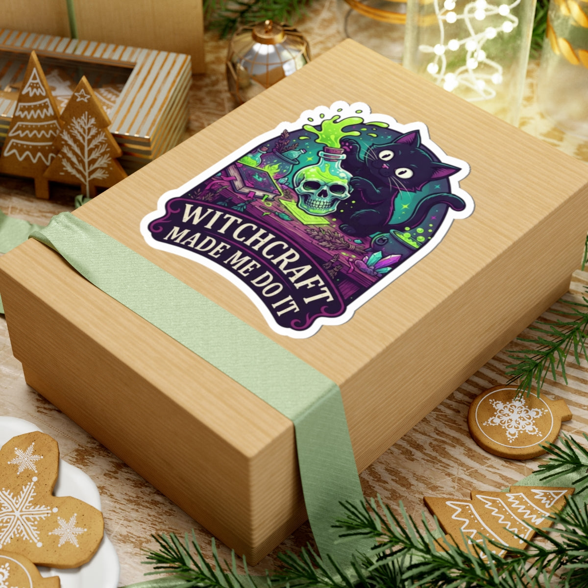 "Witchcraft Made Me Do It" Sticker — Main