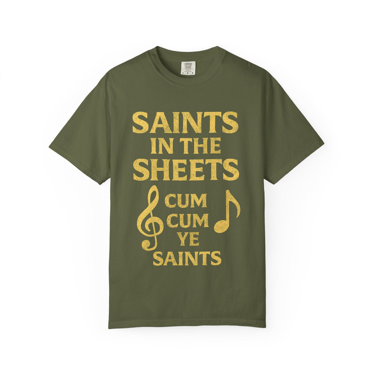 Color: Hemp | Saints in the Sheets T-Shirt Unisex Garment-Dyed T-shirt