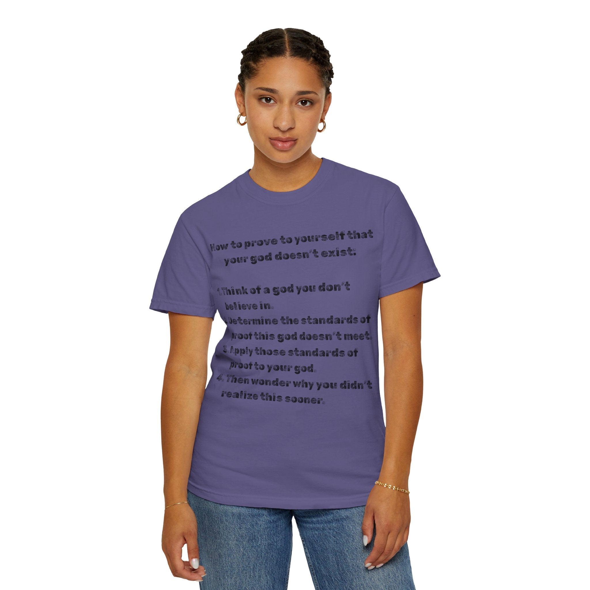 "Divine Double Standard" Unisex Garment-Dyed T-shirt