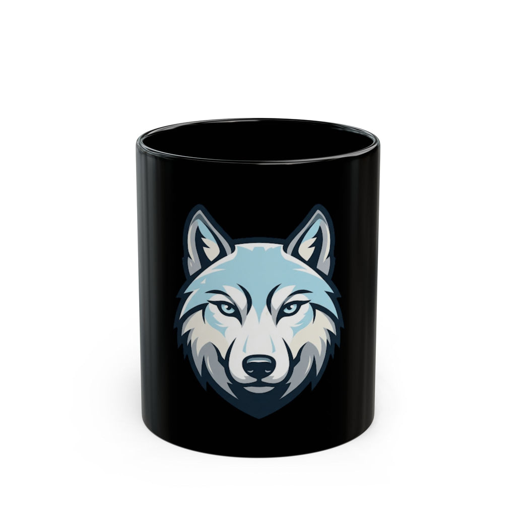 "December Legend" Black Ceramic Mug — Graphic