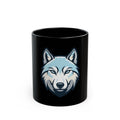 "December Legend" Black Ceramic Mug — Graphic