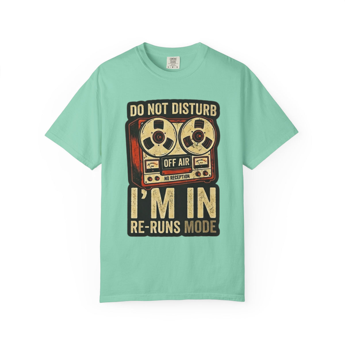 Color: Island Reef | Reruns Mode Unisex Garment-Dyed Tee
