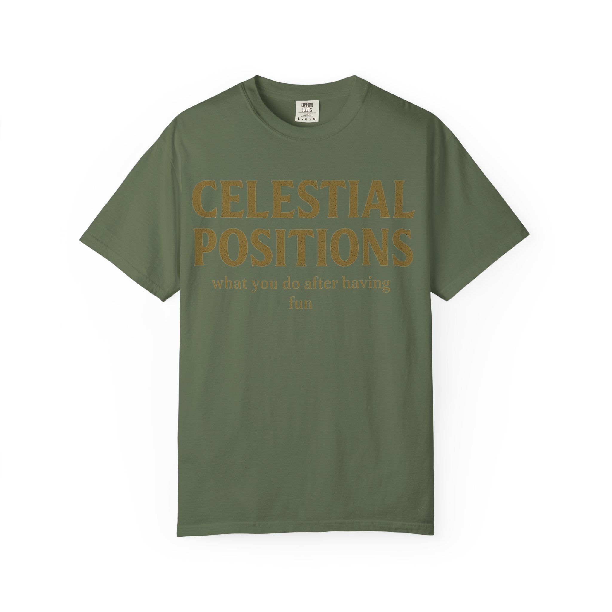 "Celestial Positions" Unisex Garment-Dyed T-shirt