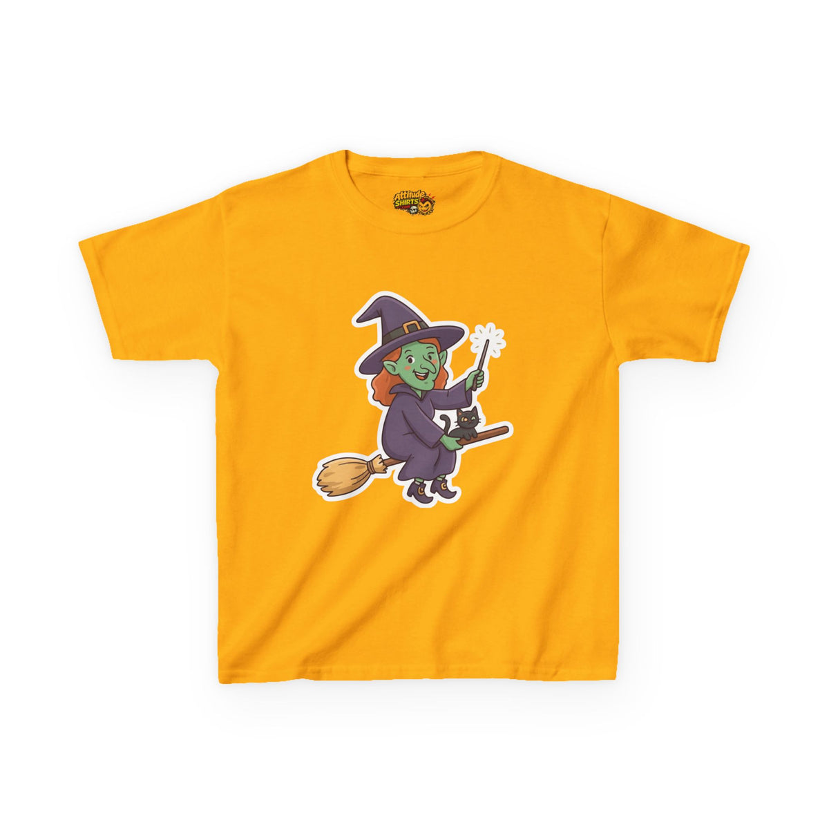 Color: Gold | Witch Kids Tee