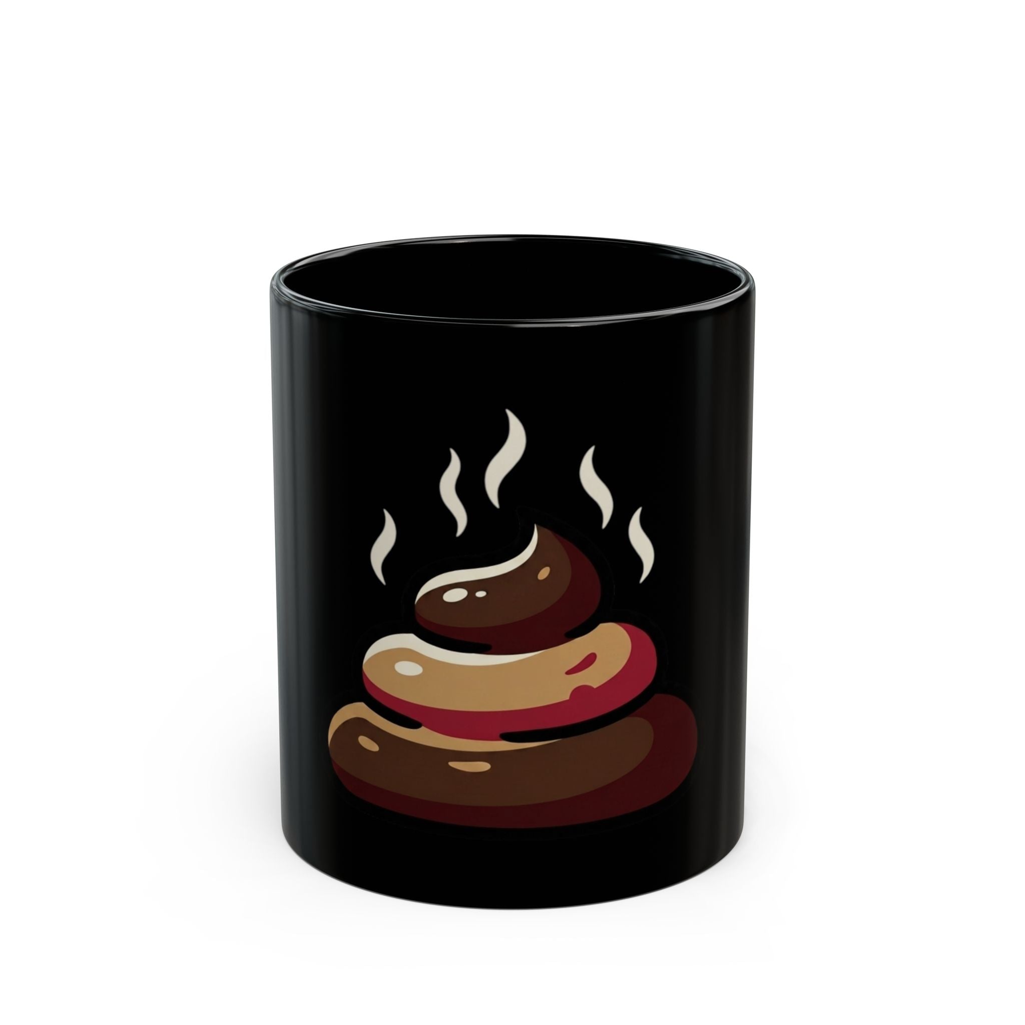 "This is Dogshit" Black Ceramic Mug — Graphic